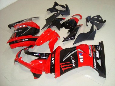 2008-2012 Red Monster ZX250R Motorcycle Fairings