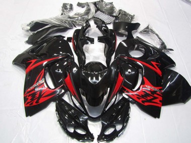 2008-2019 Black Red GSXR 1300 Hayabusa Motorcycle Bodywork