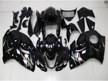 2008-2019 Glossy Black GSXR 1300 Hayabusa Motorcycle Fairings