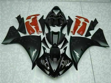 2009-2011 Black Red YZF R1 Motorcycle Fairings