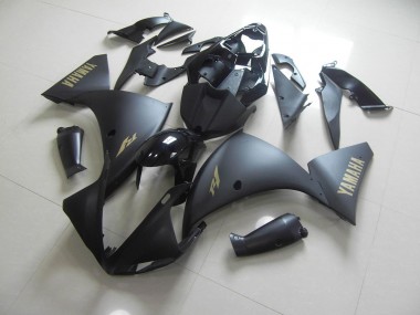 2009-2011 Matte Black Gold Sticker YZF R1 Motorcycle Fairings