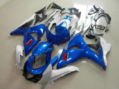 2009-2016 Blue and White OEM Style GSXR 1000 Motorcycle Fairing