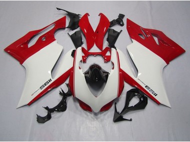 2011-2014 White Red Ducati 1199 Motorcycle Bodywork