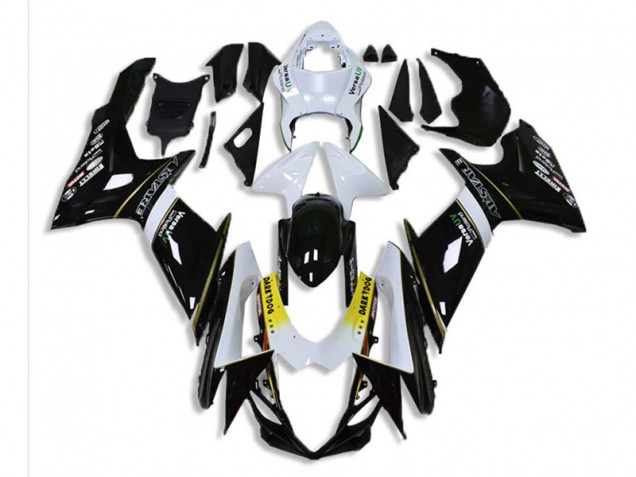 2011-2021 Black White GSXR 600/750 Motorcycle Fairings