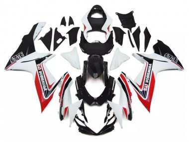 2011-2021 White Red Black GSXR 600/750 Motorcycle Fairings