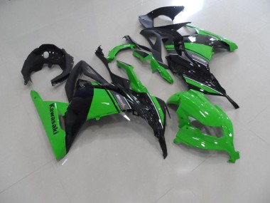 2013-2016 Black Green ZX300R Motorcycle Fairings