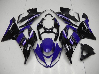 2013-2018 Black Blue ZX6R Motorcycle Fairings