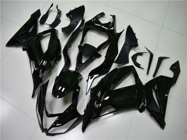 2013-2018 Glossy Black ZX6R Motorcycle Fairings