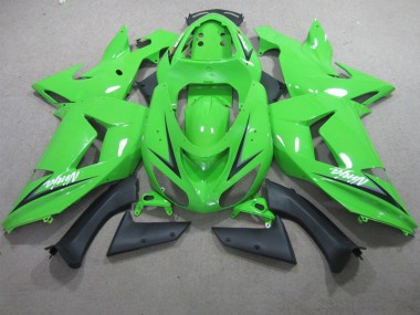 2013-2018 Green ZX6R Motorcycle Fairings