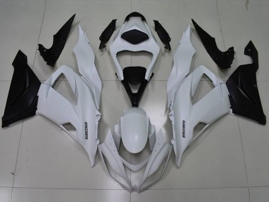 2013-2018 White Black 636 ZX6R Motorcycle Fairings