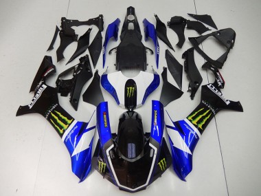 2015-2019 Blue Black Monster YZF R1 Motorcycle Fairings