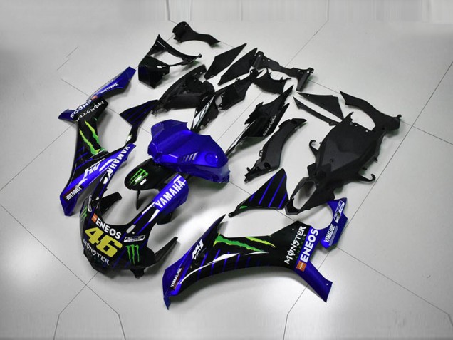 2015-2019 Blue Blue White ENEOS 46 Monster YZF R1 Motorcycle Fairings