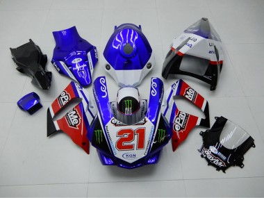 2015-2019 Blue Red KGN 21 YZF R1 Motorcycle Fairings