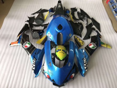 2015-2019 Blue Shark YZF R1 Motorcycle Fairings