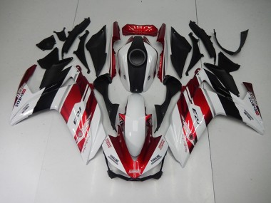 2015-2022 Black Red White YZF R3 Motorcycle Fairings