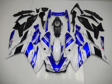 2015-2022 Blue White Blue White ENEOS YZF R3 Motorcycle Fairings