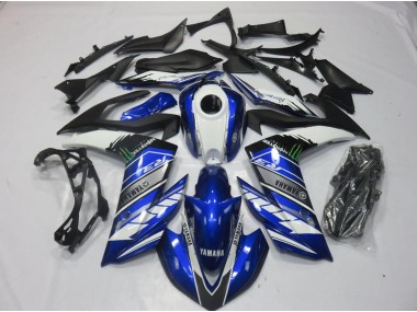 2015-2022 Monster Blue YZF R3 Motorcycle Fairings