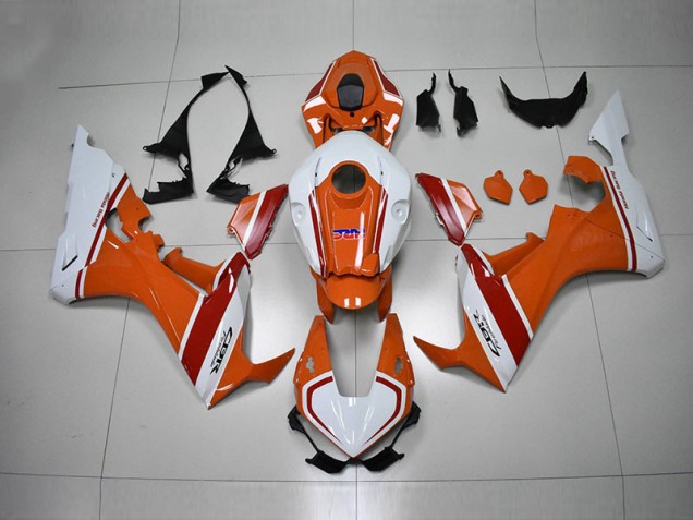 2017-2020 Orange White HRC CBR1000RR Motorcycle Fairings